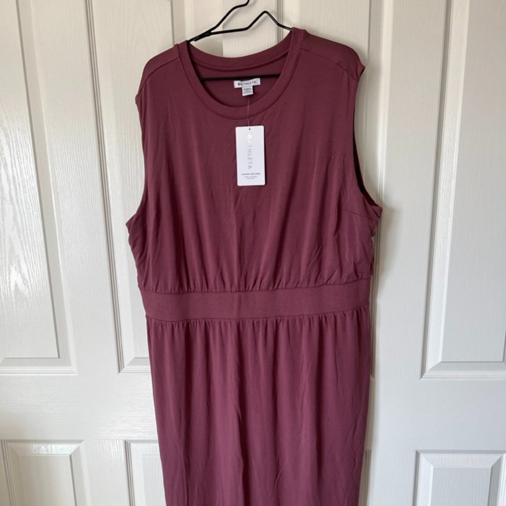NWT Athleta Size 2X Mauve colored dress